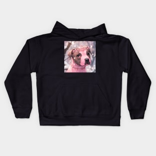 Cute Pit Bull Puppy Kids Hoodie